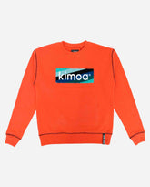 Striped Coral Sweatshirt